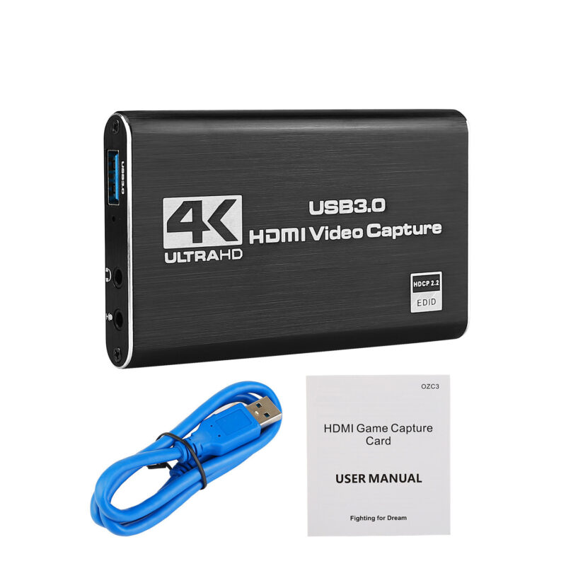 Hdmi Video Capture Card Capture Card 4K Screen Recording Usb3.0 1080P 60Fps - Image 4