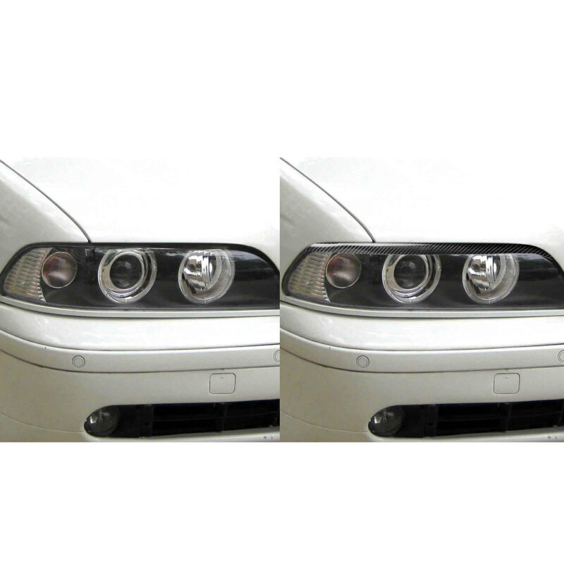Carbon Fiber Car Exterior Modification Headlight Eyebrow Eyelash Accessories - Image 4