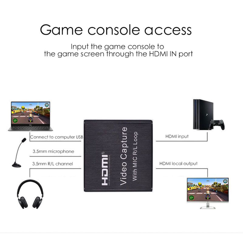 USB Video Capture Card Hdmi Recording Box - Image 6
