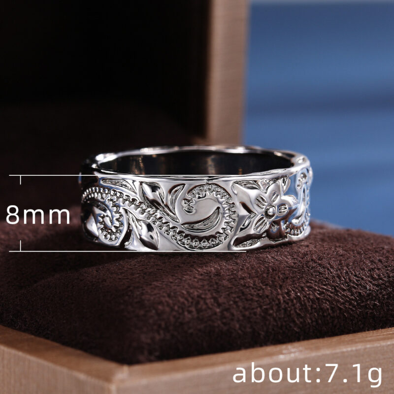 Simple 925 Silver Rings Women Fashion Party Jewellery Gifts - Image 3