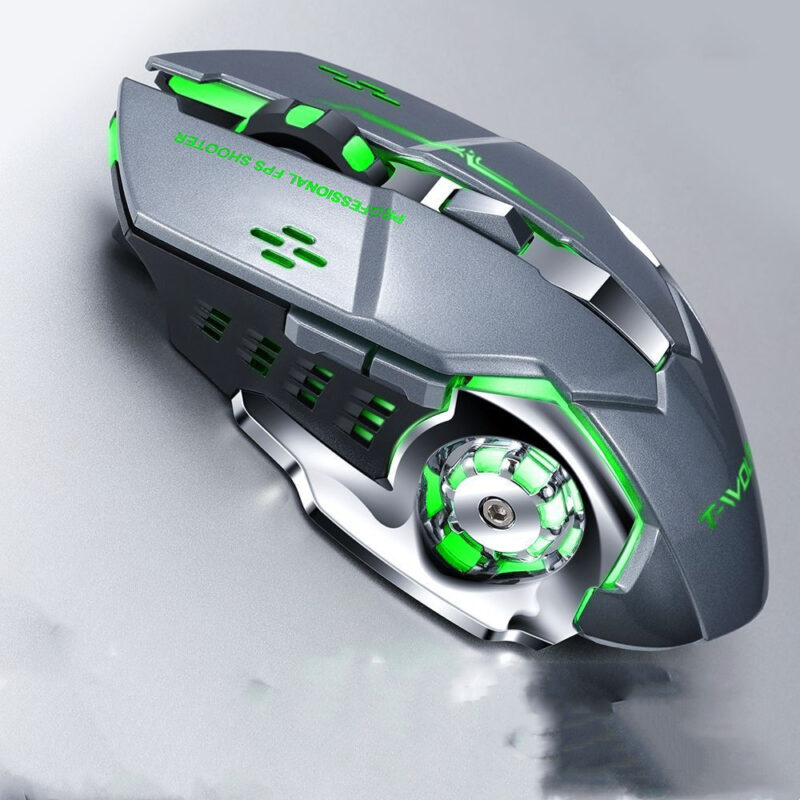 Gaming Mouse 2400DPI Professional Gamer Mouse Backlit Rechargeable Silent Mice For PC Laptop - Image 2