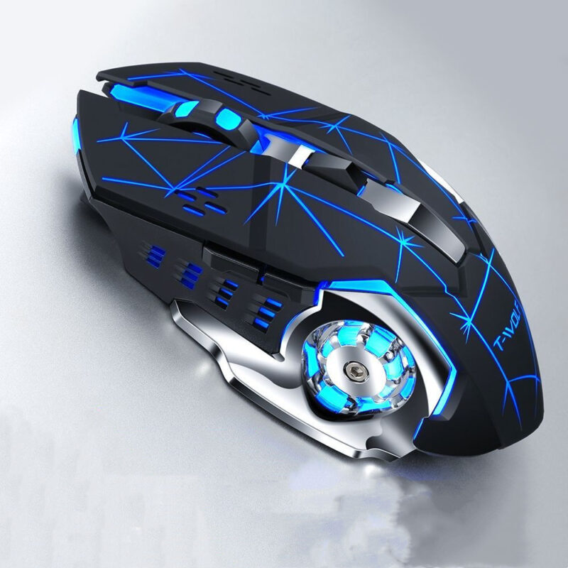 Gaming Mouse 2400DPI Professional Gamer Mouse Backlit Rechargeable Silent Mice For PC Laptop - Image 4