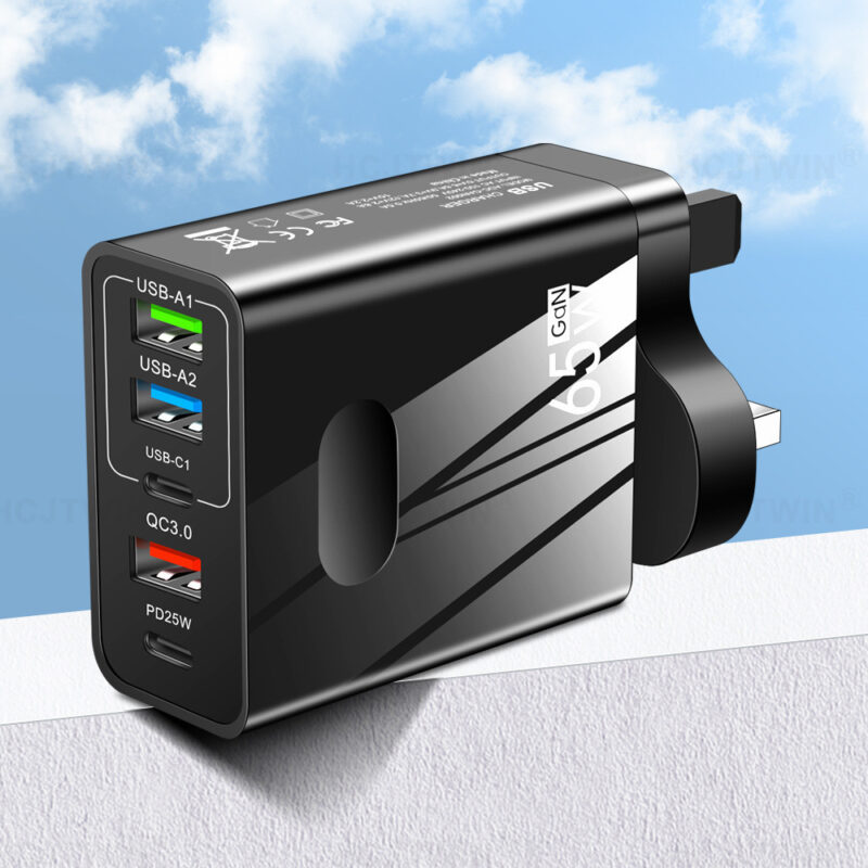 Fast Charging Mobile Phone Charger Type-c PD Three USB Multi-port Travel Plug - Image 8
