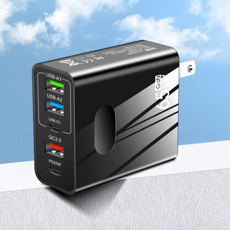 Fast Charging Mobile Phone Charger Type-c PD Three USB Multi-port Travel Plug - Image 9
