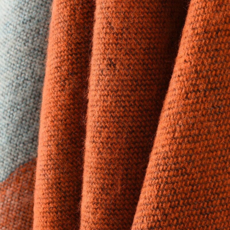 European And American Street Auspicious Clouds Pattern Herringbone Cashmere Warm Shawl - Image 3
