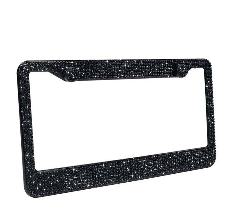 Bling Crystal License Plate Frame