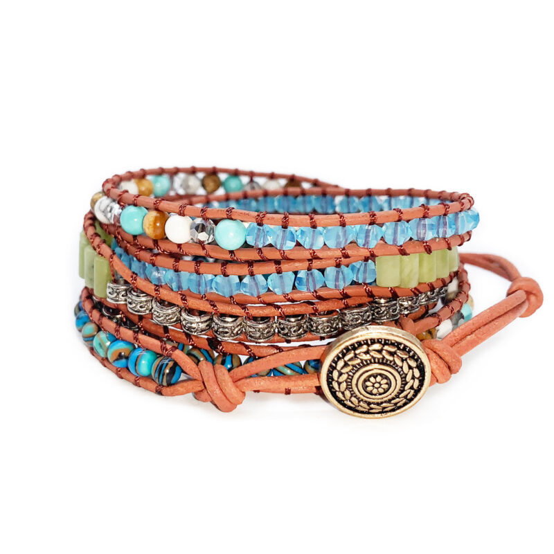 Bead bracelet Multi-layer jewelry set - Image 2