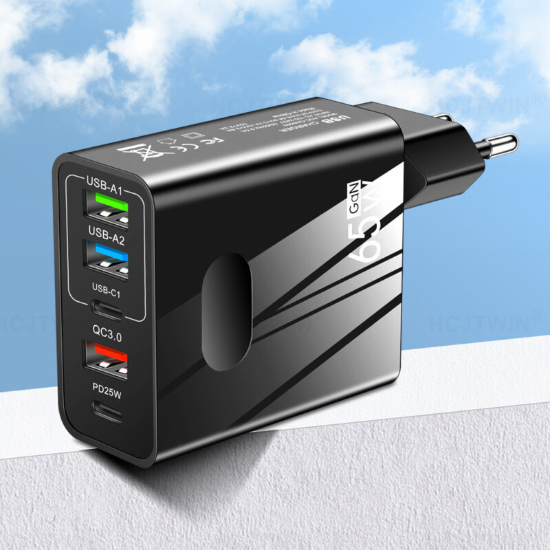 Fast Charging Mobile Phone Charger Type-c PD Three USB Multi-port Travel Plug - Image 4