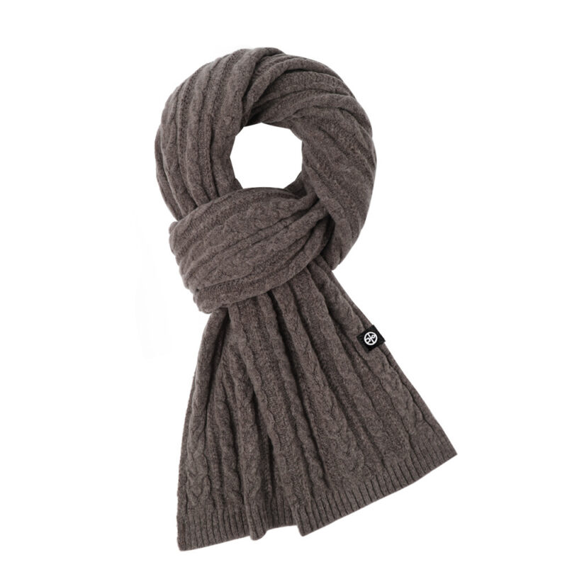 Solid Color Scarf For Women Winter Warm Fashion Versatile - Image 10