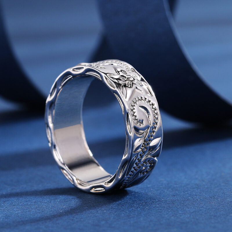 Simple 925 Silver Rings Women Fashion Party Jewellery Gifts - Image 2