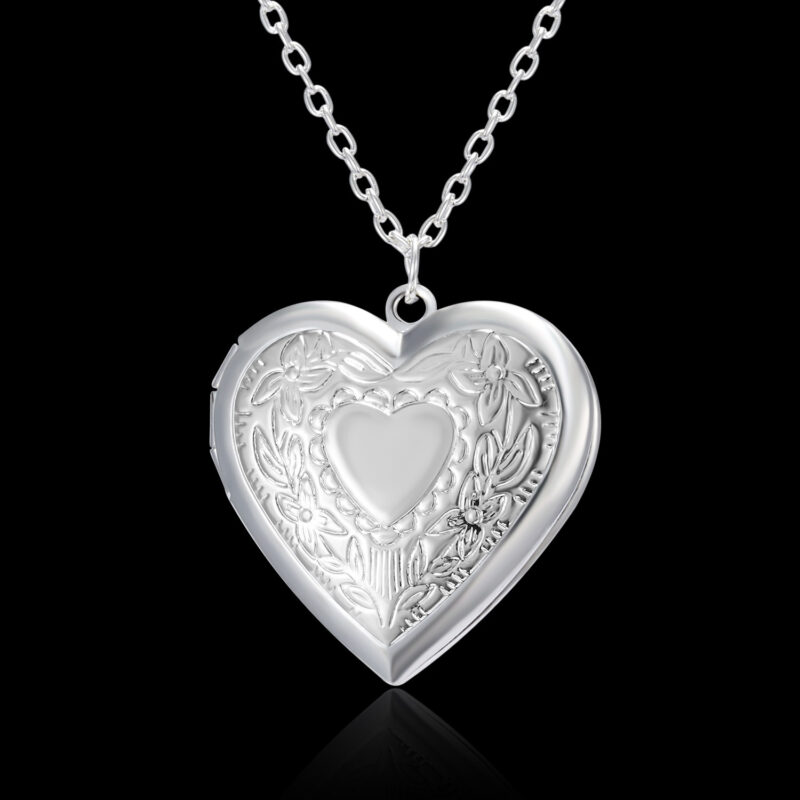 Carved Design Love Necklace Personalized Heart-shaped - Image 5