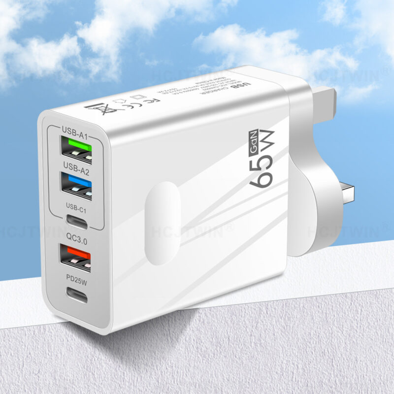 Fast Charging Mobile Phone Charger Type-c PD Three USB Multi-port Travel Plug - Image 3