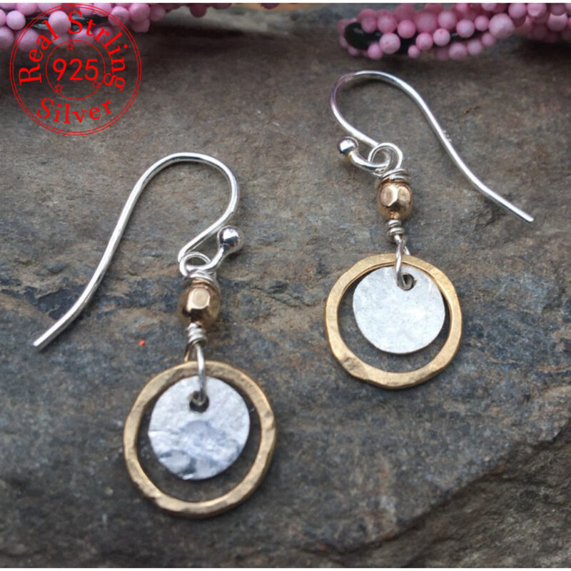 925 Sterling Silver Fashionable Flower Earrings For Women - Image 5