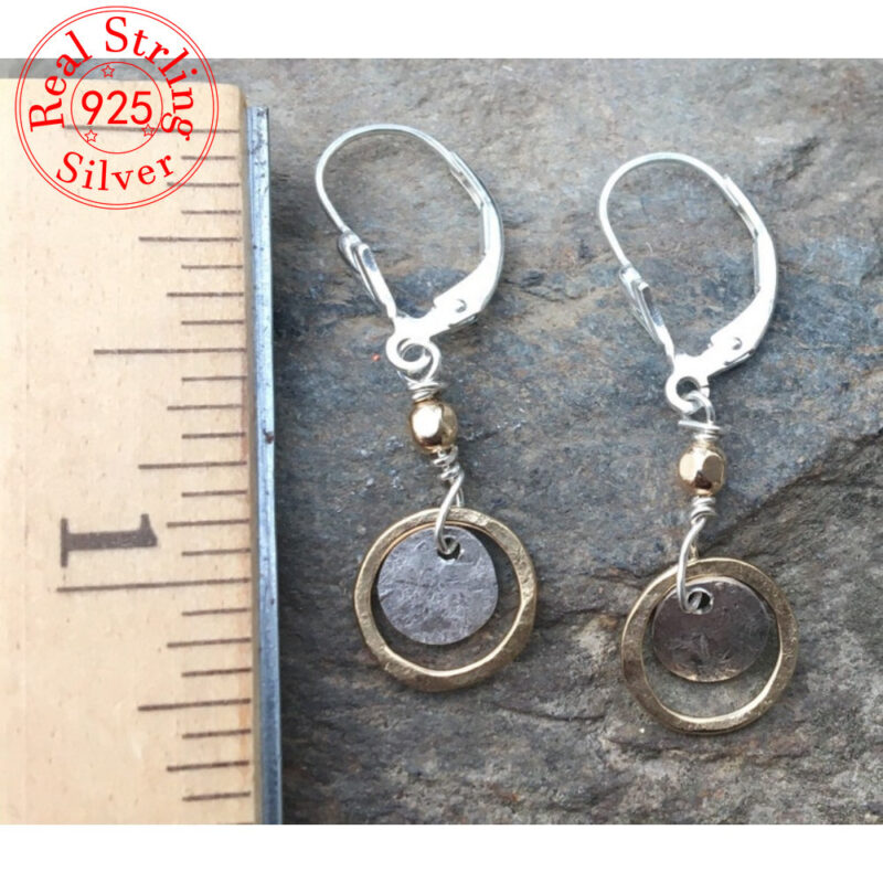 925 Sterling Silver Fashionable Flower Earrings For Women - Image 3
