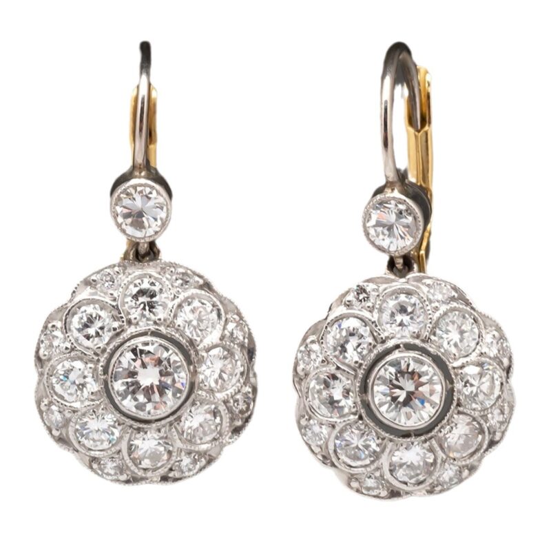 Round High-grade Light Luxury Temperament Earrings New - Image 3