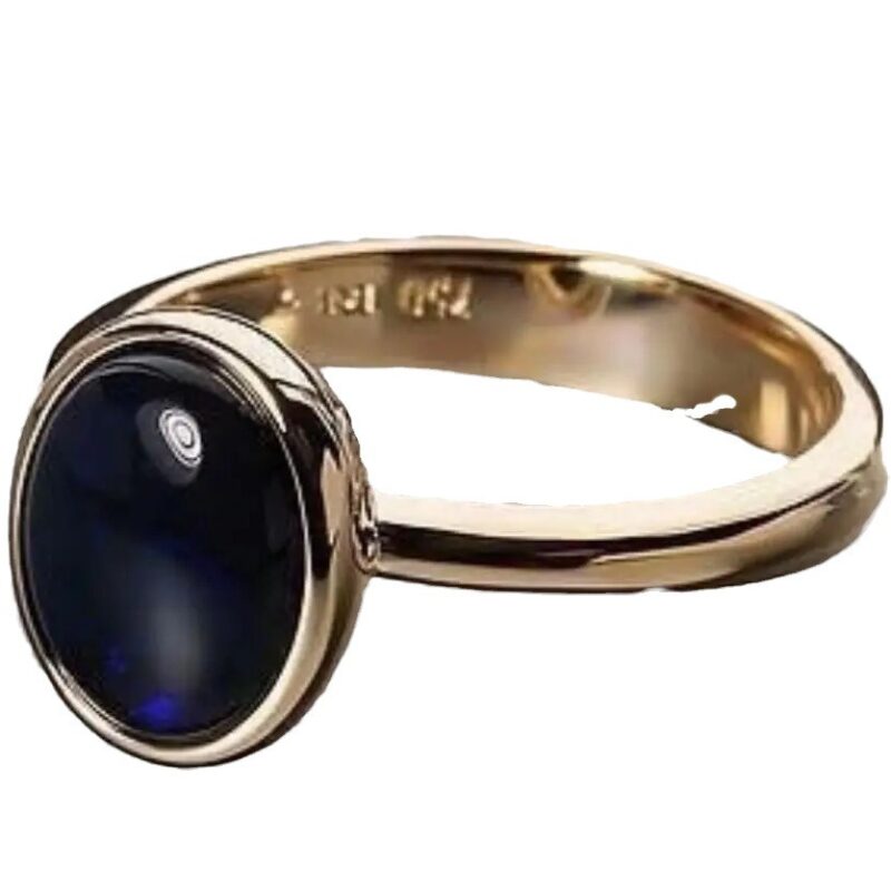 New Fashion Retro Style Inlaid Zircon Ring Simple - Image 4