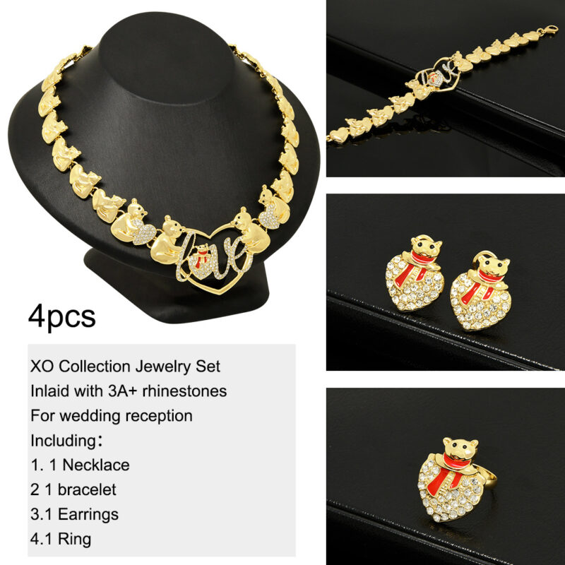 Classic XO Jewelry Four-piece Set - Image 8