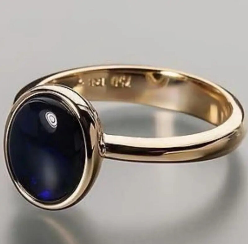 New Fashion Retro Style Inlaid Zircon Ring Simple - Image 3