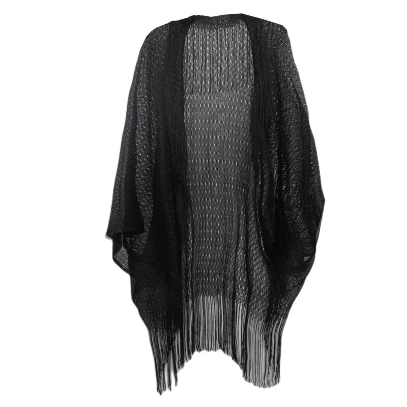 Women's Cloak Travel Ethnic Rainbow Stripes - Image 8