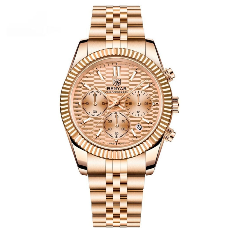 Stainless Steel Calendar Luminous Sports Fashion Men's Quartz Watch - Image 7