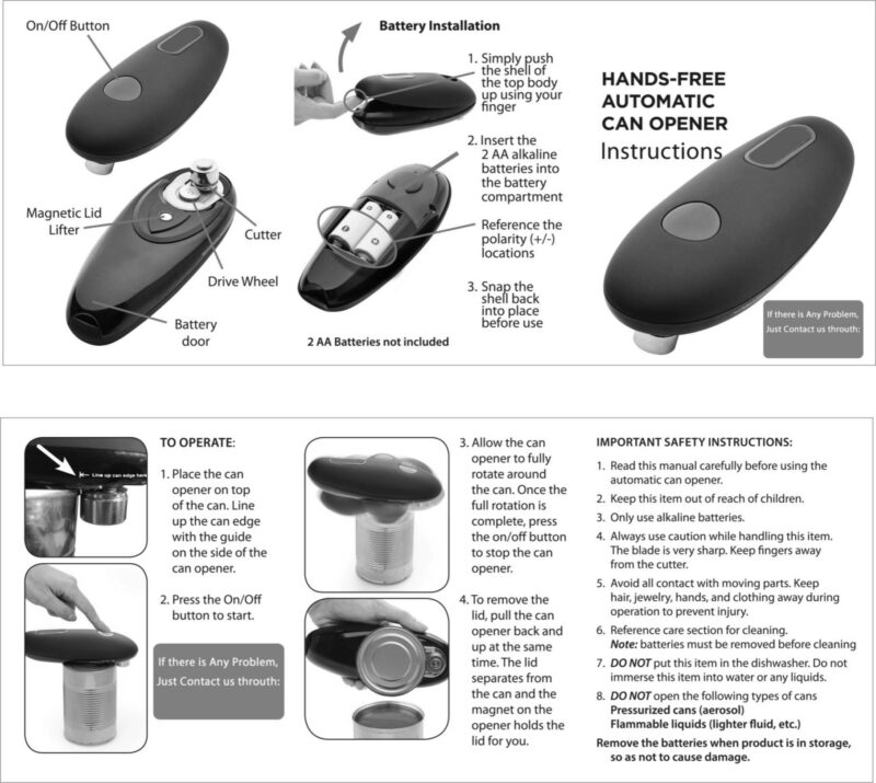 Electric Can Opener Automatic Jar Bottle Can Machine - Image 5