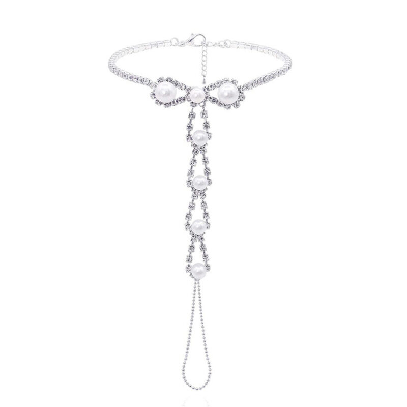 Rhinestone Super Light Beach Anklet - Image 4