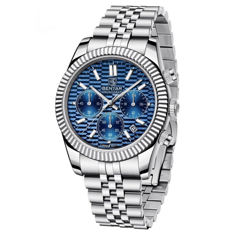 Stainless Steel Calendar Luminous Sports Fashion Men's Quartz Watch - Image 8