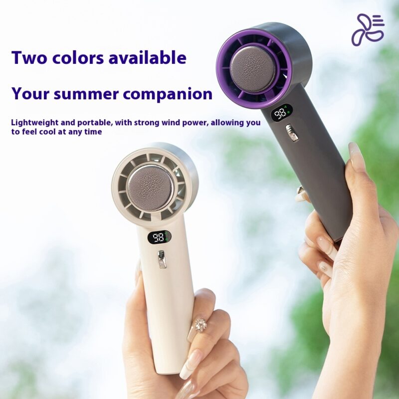 Portable Handheld Turbo Fan Cooling Semiconductor Refrigeration 3000mAh Mini - Personal Fan - Image 8