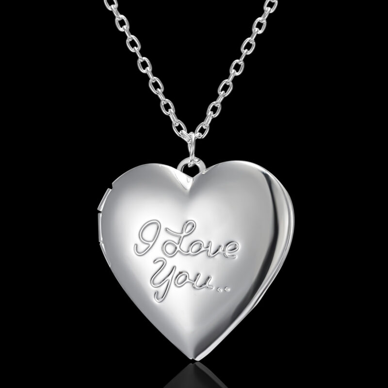 Carved Design Love Necklace Personalized Heart-shaped - Image 6