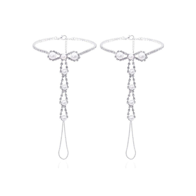 Rhinestone Super Light Beach Anklet - Image 5