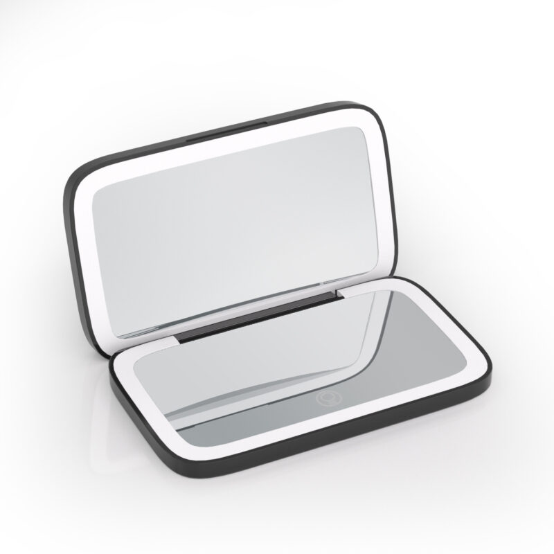 Portable Led Make-up Mirror Luminous Mirror Double-sided With Light Led - Image 2